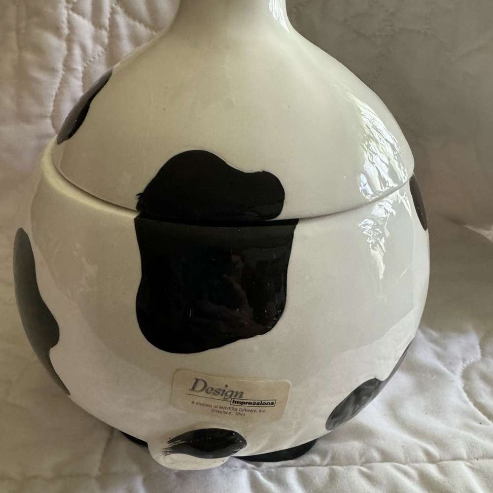 Design Impressions Cow Cookie Jar - Picture 3 of 6